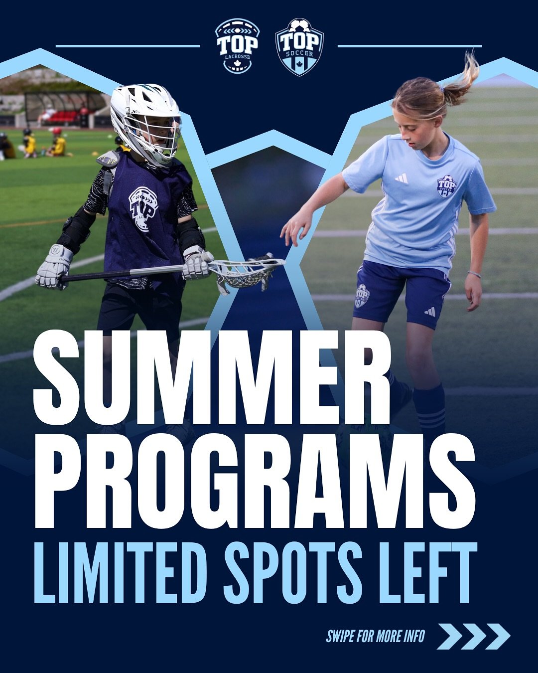 ☀️ Join us on the field this season at our Summer Soccer &amp; Lacrosse Skills Programs! With programs available for boys and girls aged 4-14 &ndash; we have something for everyone!

❗️ NEW this summer, we are introducing a Summer Flex Pass that give