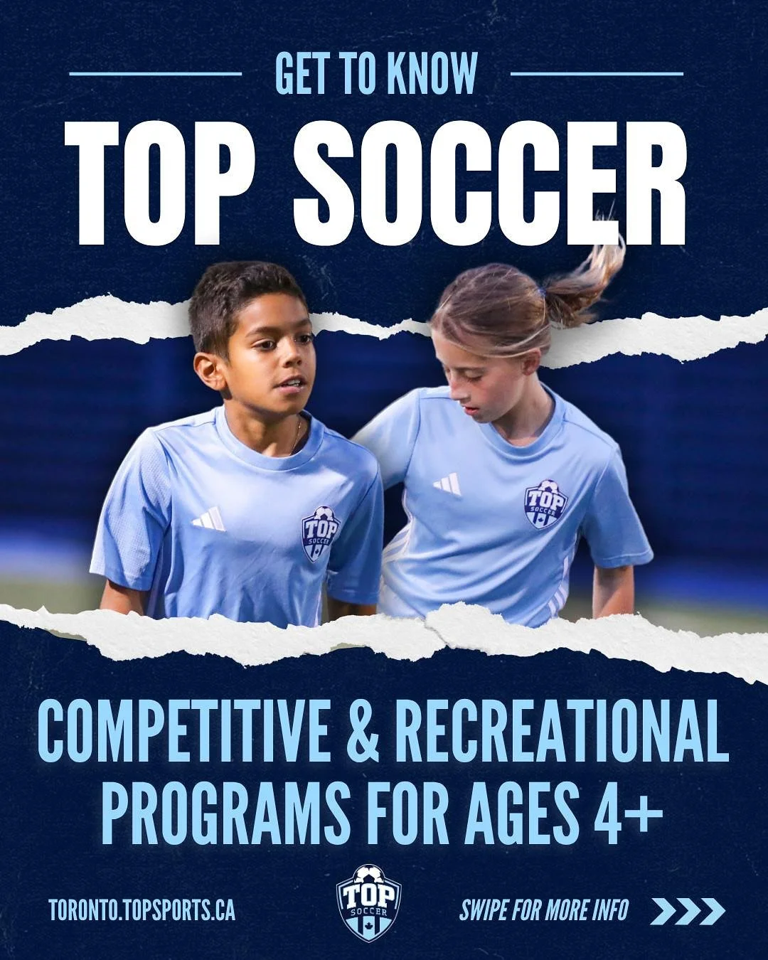 ⚽️ Get to know TOP Soccer! Learn about who we are, what we do and how we do it!

⭐️ TOP Soccer delivers a refreshing, development-first soccer experience for families in Midtown Toronto. With competitive and recreational programs for ages 4 and up, o