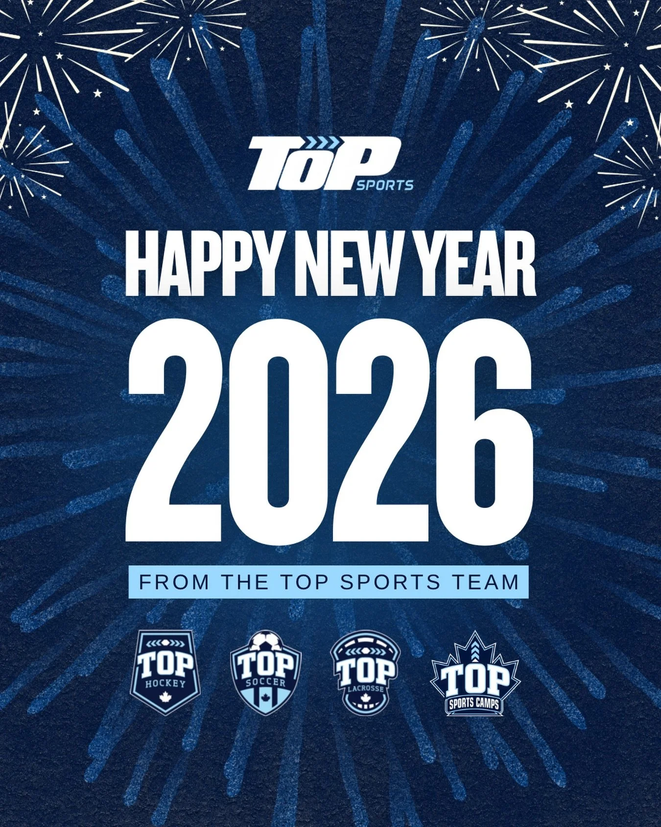 Happy New Year from the TOP Sports Team! 🎉

Thank you for a great year, we can&rsquo;t wait to show you what we have in store for 2026!

#TOPSports #TheOtherPath #HappyNewYear #2026