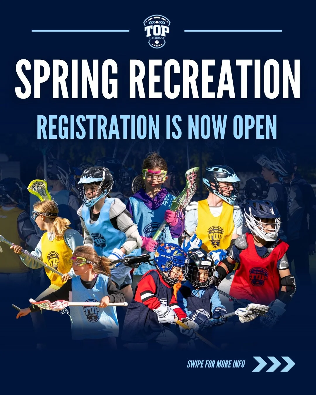 🚨 TOP LACROSSE SPRING REGISTRATION NOW OPEN! 🚨

💥 NEW Sixes League Structure featuring refreshed PLL-style jerseys and team names, with weekly updates tracking scores and standings as teams chase the TOP Trophy in the Championship Festivals for Bo