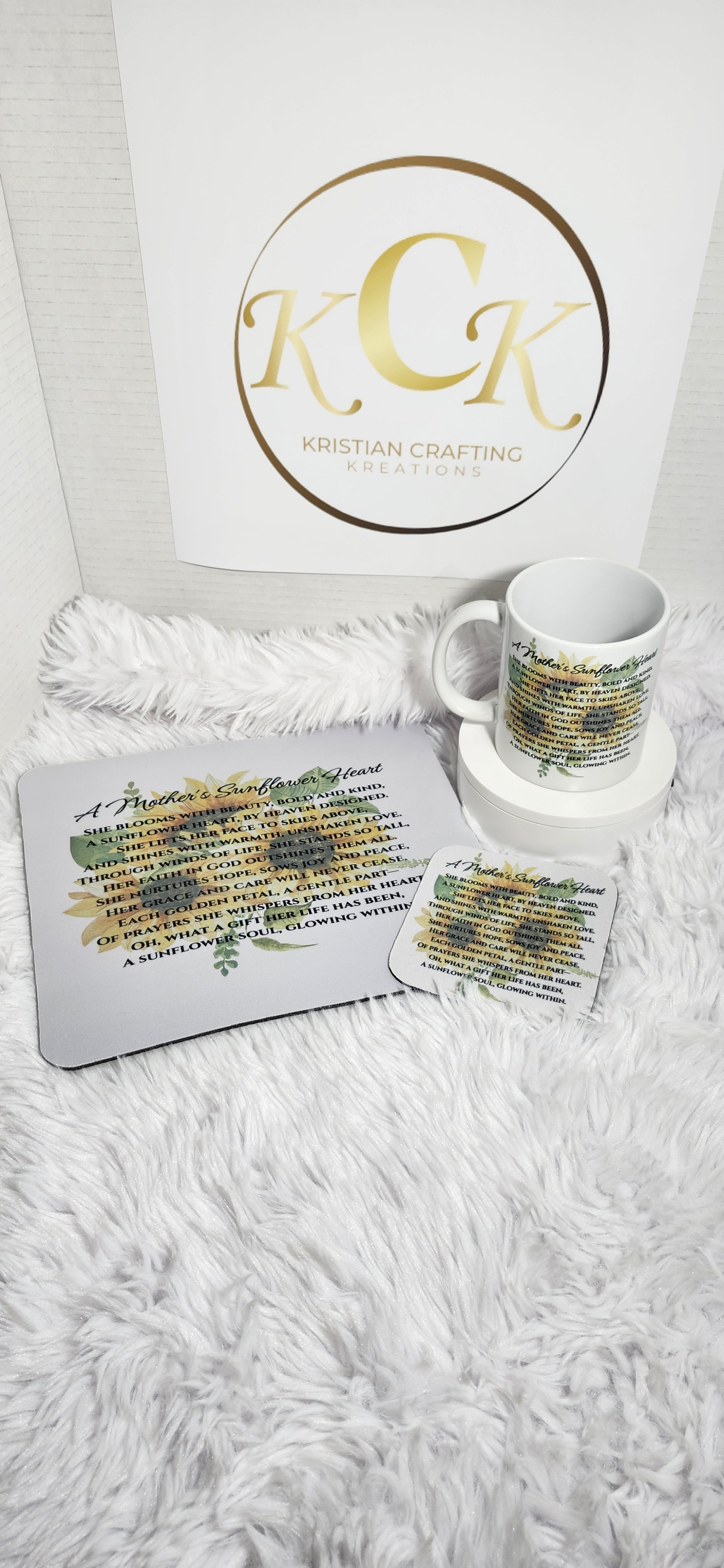 A Mother’s Sunflower Heart Gift Set