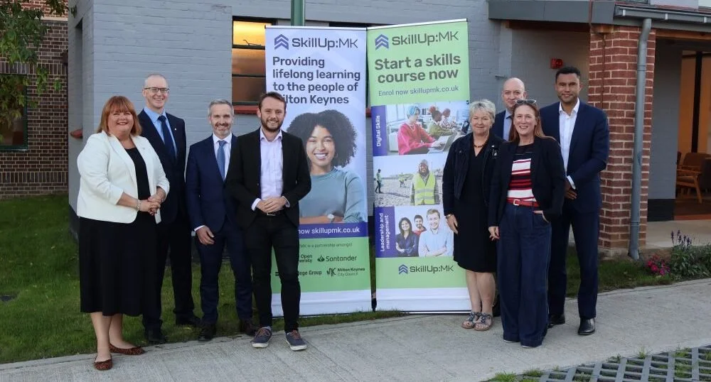 The Open University and Santander back new SkillUp MK skills partnership