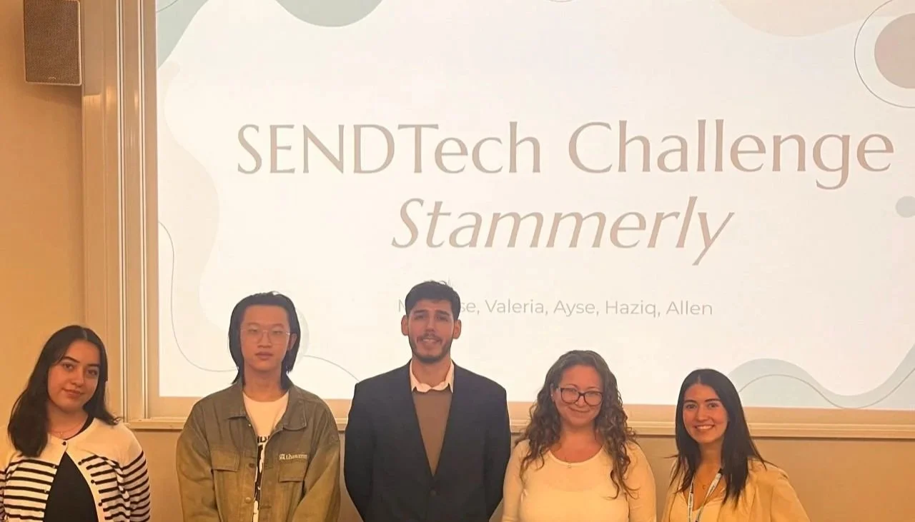 UCL team wins SENDTech Challenge for AI-powered stammering support project