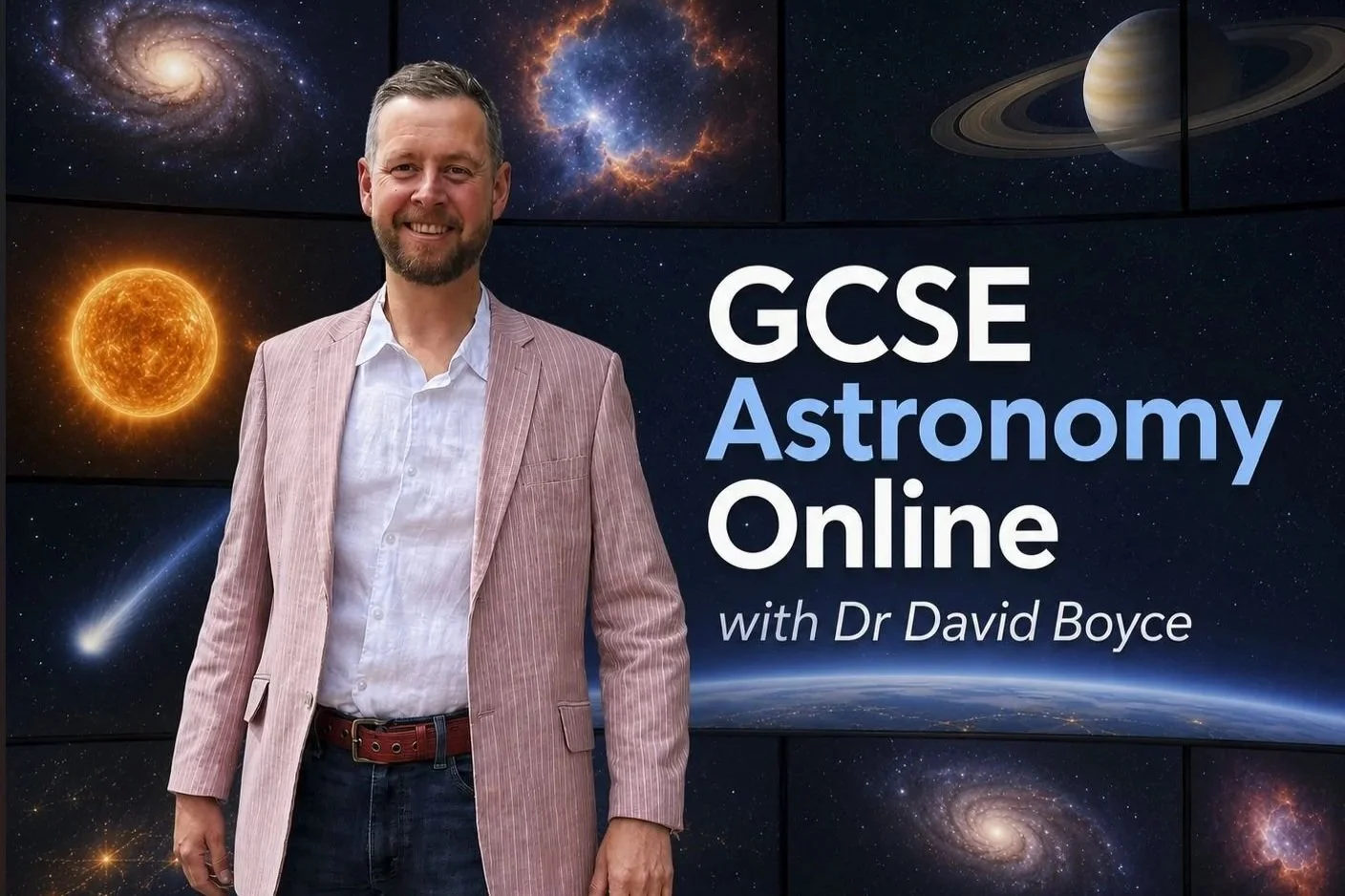 UK Science teacher launches free GCSE Astronomy course on YouTube