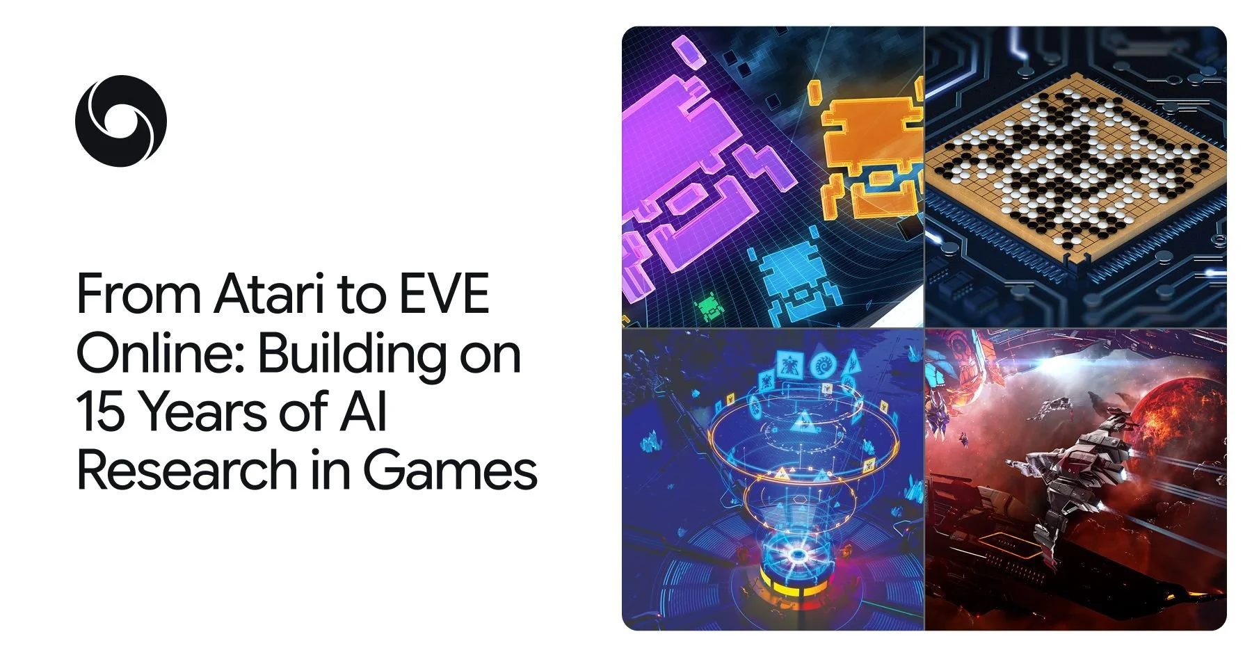 Google DeepMind traces its game-based AI research from Atari and Go to persistent virtual worlds such as EVE Online.