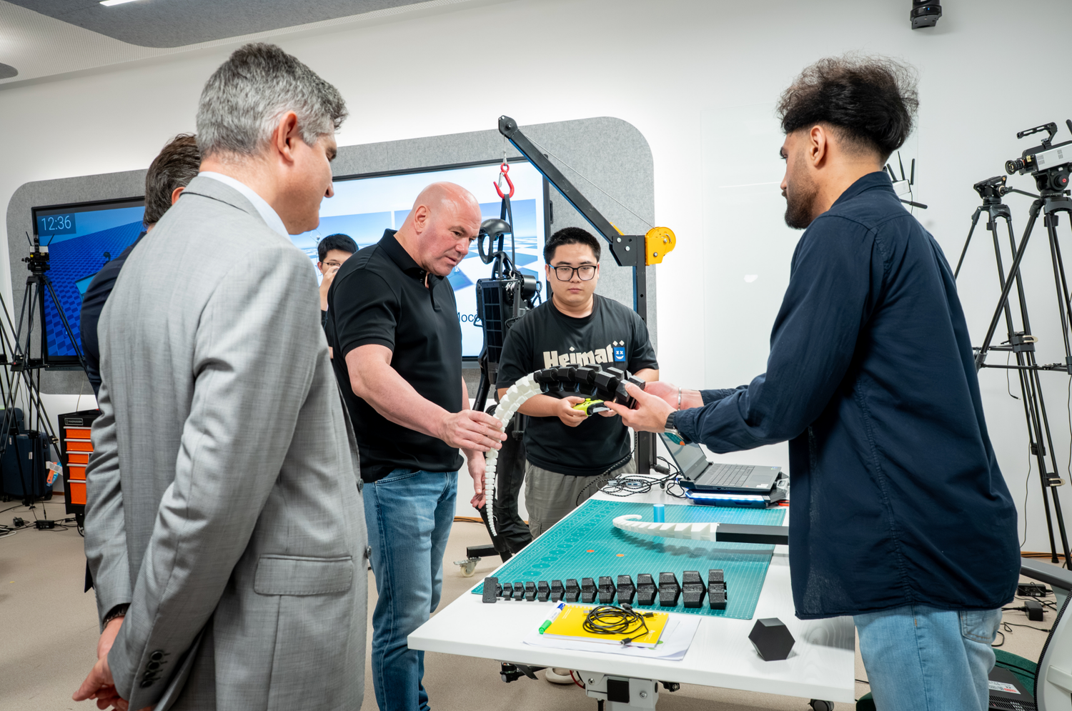 UFC CEO Dana White visits MBZUAI to explore AI and robotics innovation ...