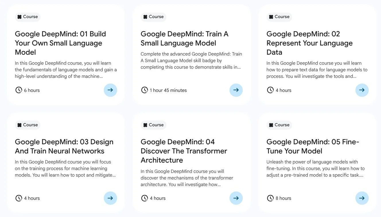Google DeepMind AI curriculum targets university students building language models from scratch