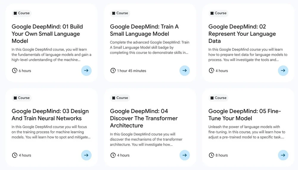 Google DeepMind AI curriculum trains students to build language models ...