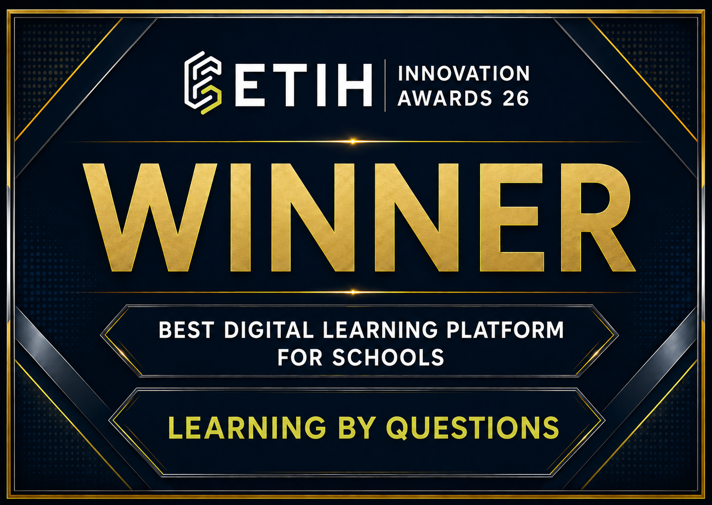 ETIH Innovation Awards Winners: Learning by Questions wins Best Digital Learning Platform for Schools