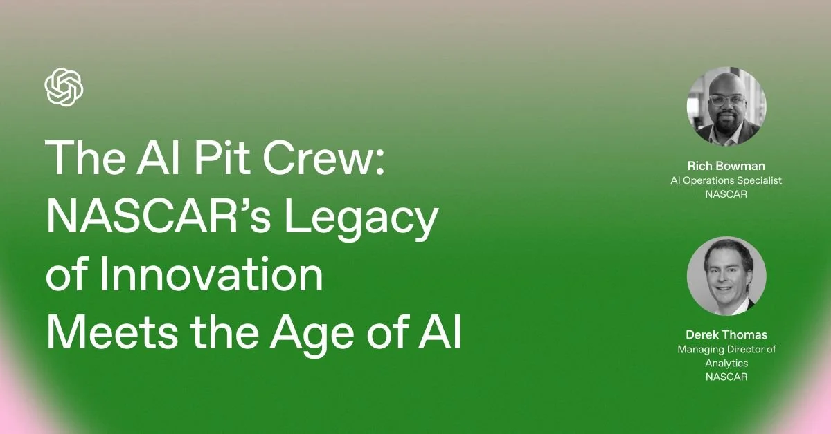 OpenAI to host NASCAR AI operations session at upcoming Forum event