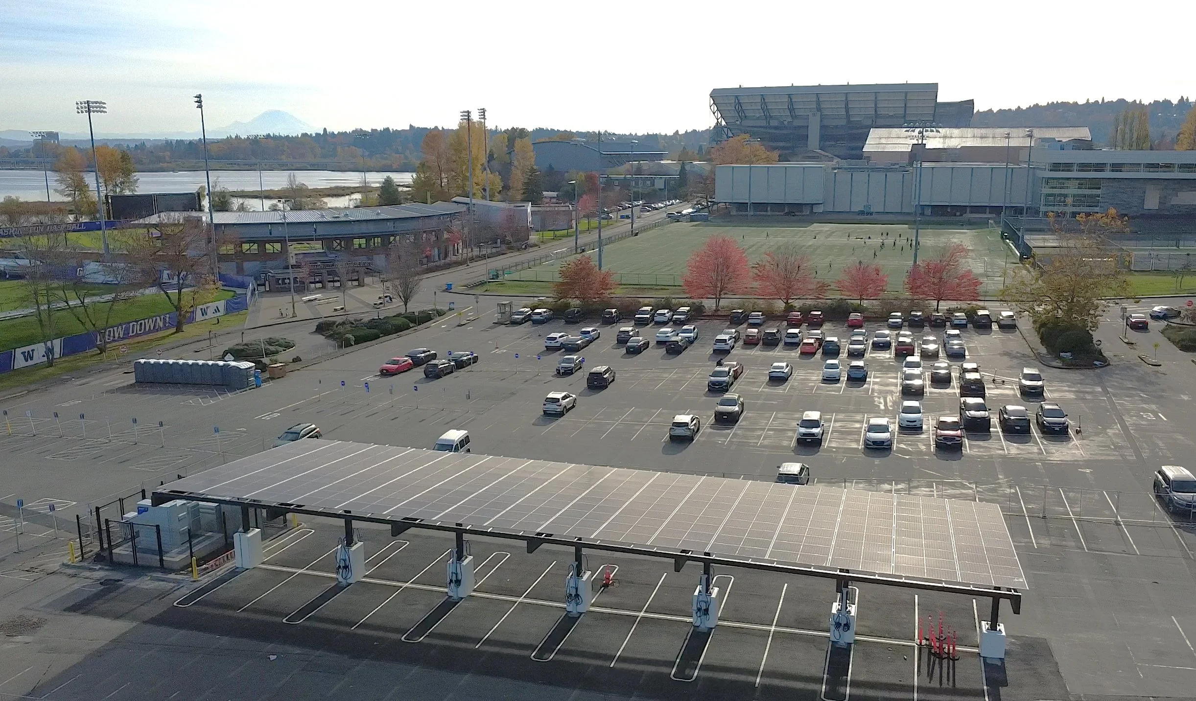 University of Washington to use parking lot solar panels to support clean energy plans&nbsp;