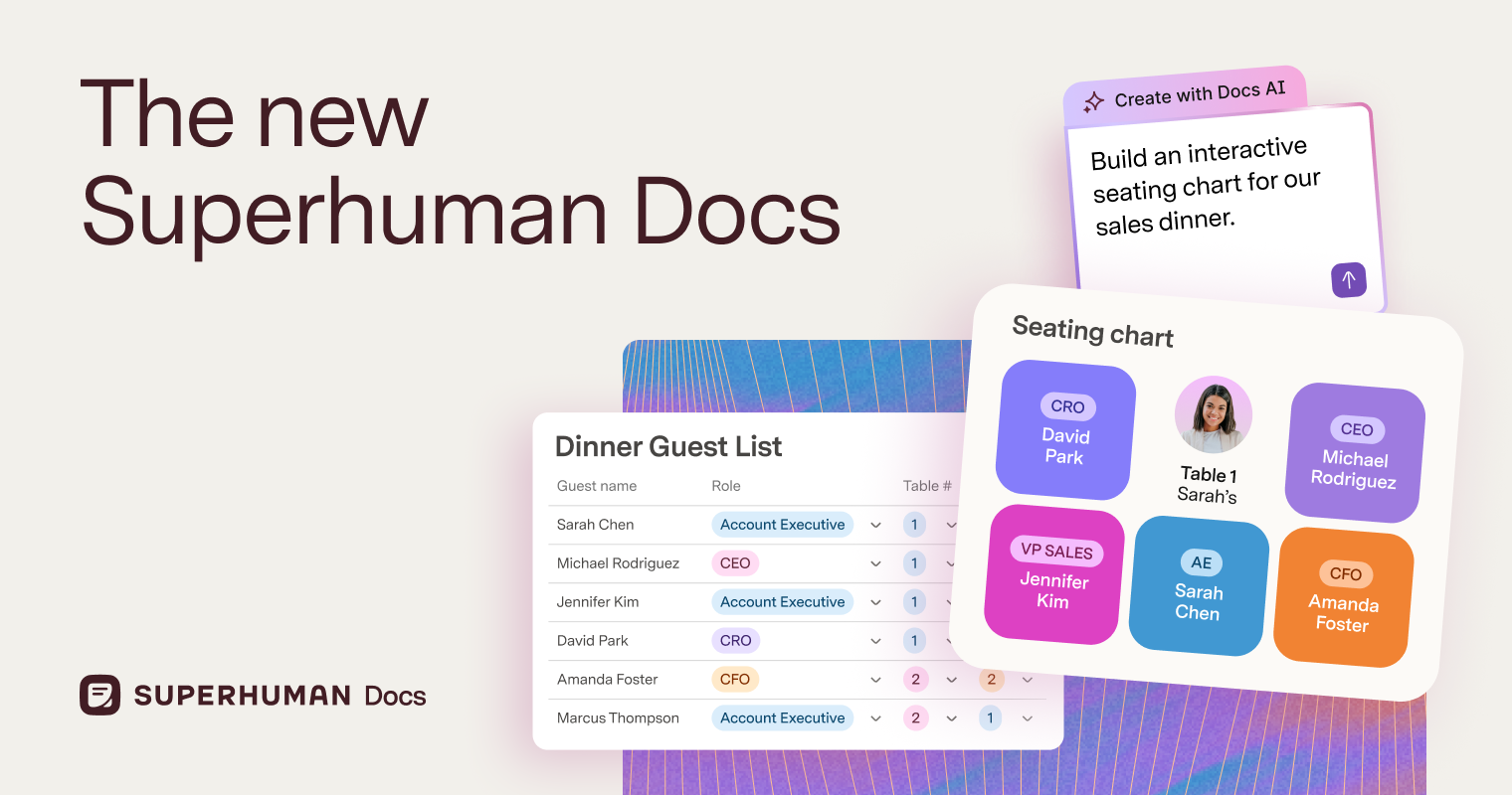 Coda becomes Superhuman Docs as AI collaboration features roll out