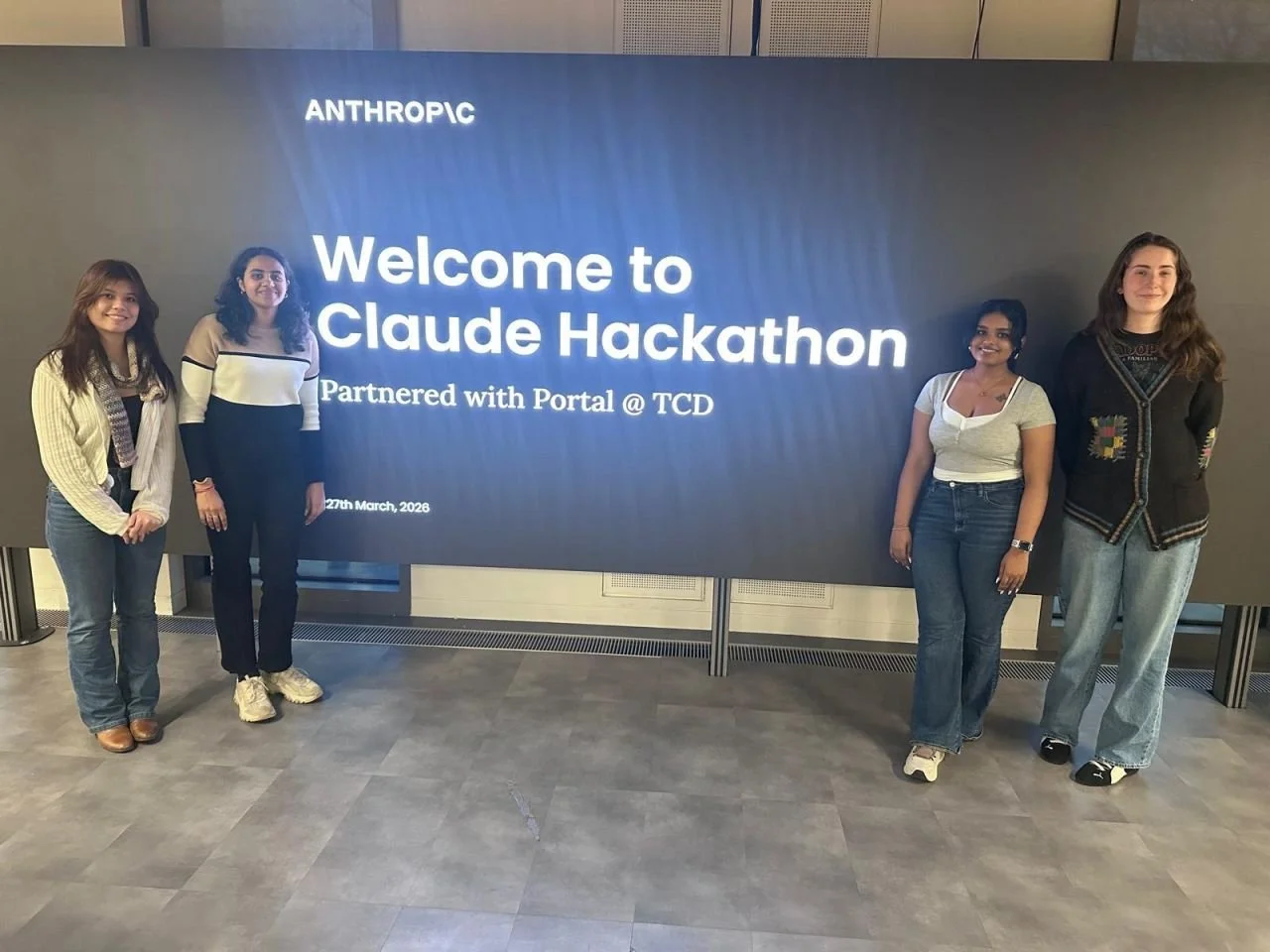 Claude AI hackathon at Trinity College Dublin puts student-built tools in focus