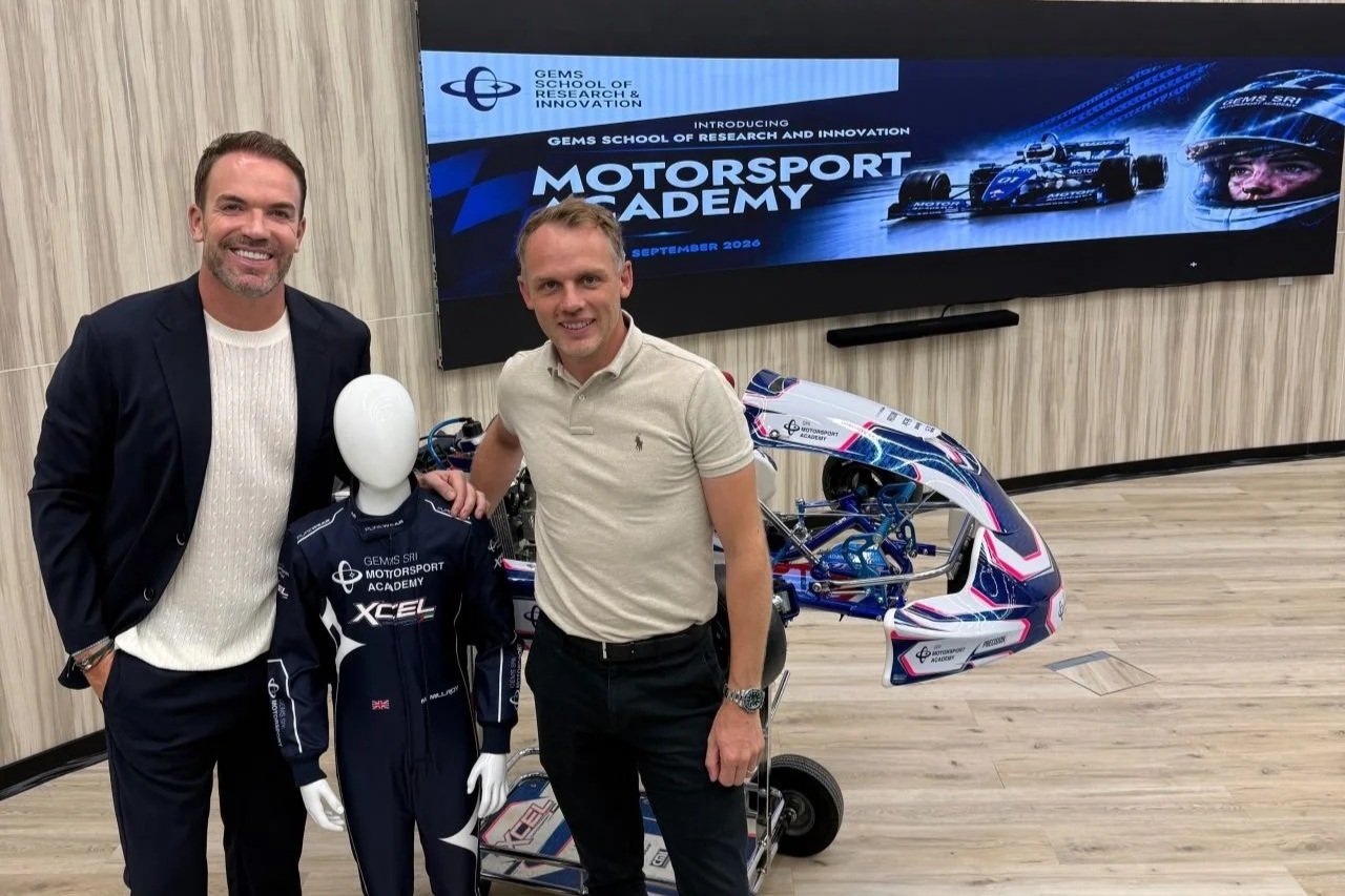 GEMS SRI launches Dubai motorsport academy with former F1 driver Robert Doornbos