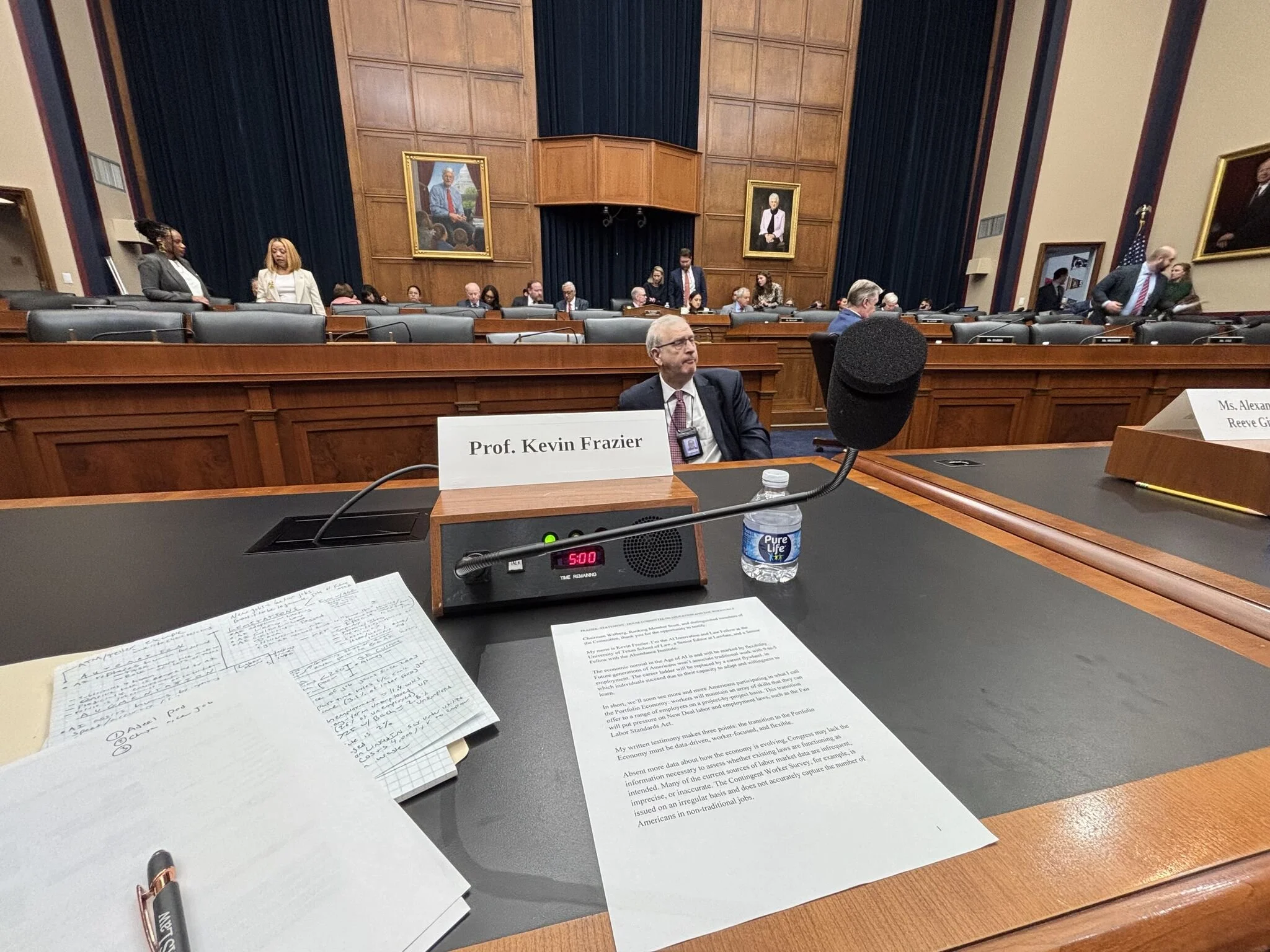 AI workforce readiness depends on labor mobility, Kevin Frazier tells House committee