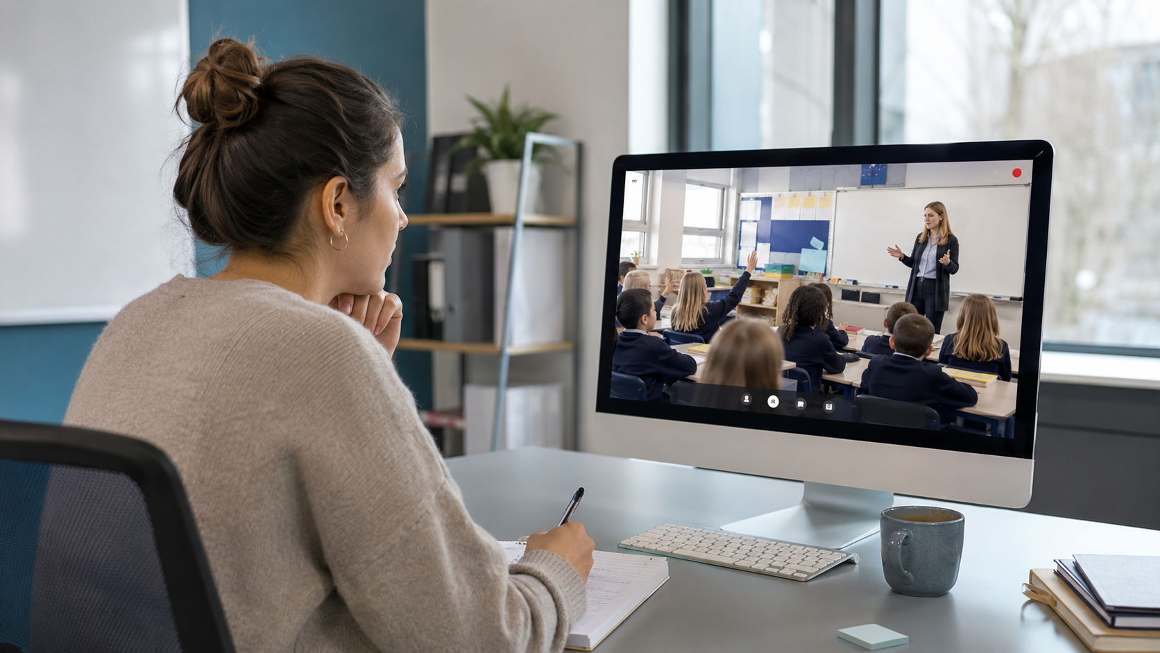 Livestreamed classroom observations can be as effective as in-person visits for trainee teachers, study finds