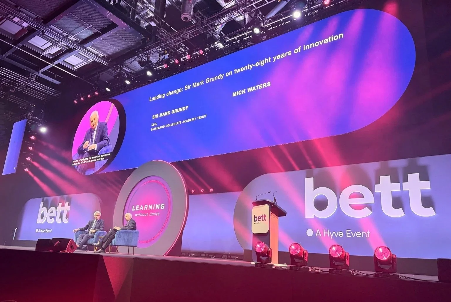 BETT 2026: Sir Mark Grundy reflects on 28 years of school leadership and education innovation