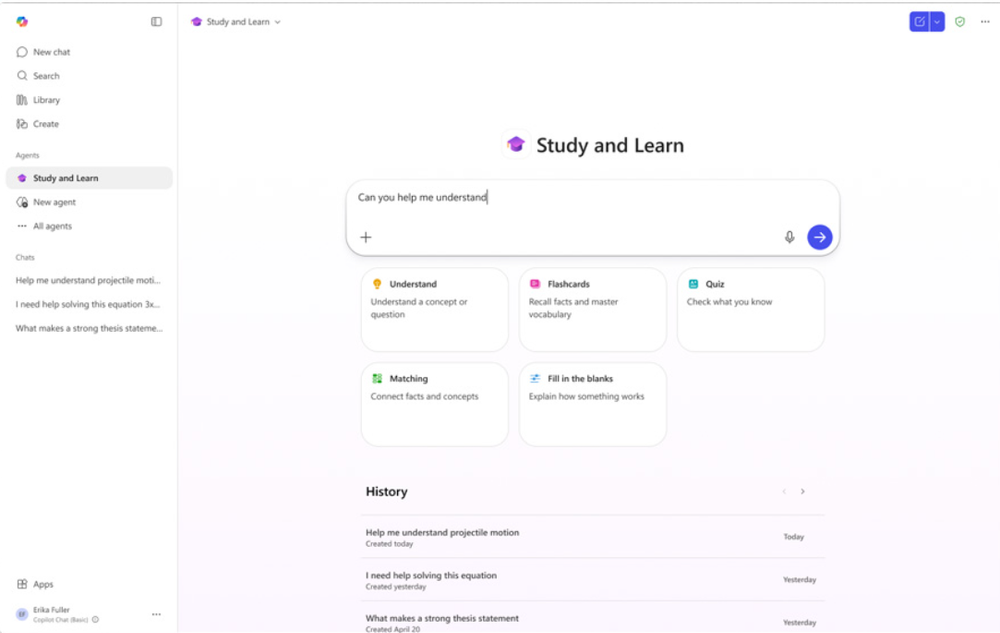 Microsoft Study and Learn Agent launches for education users | ETIH ...
