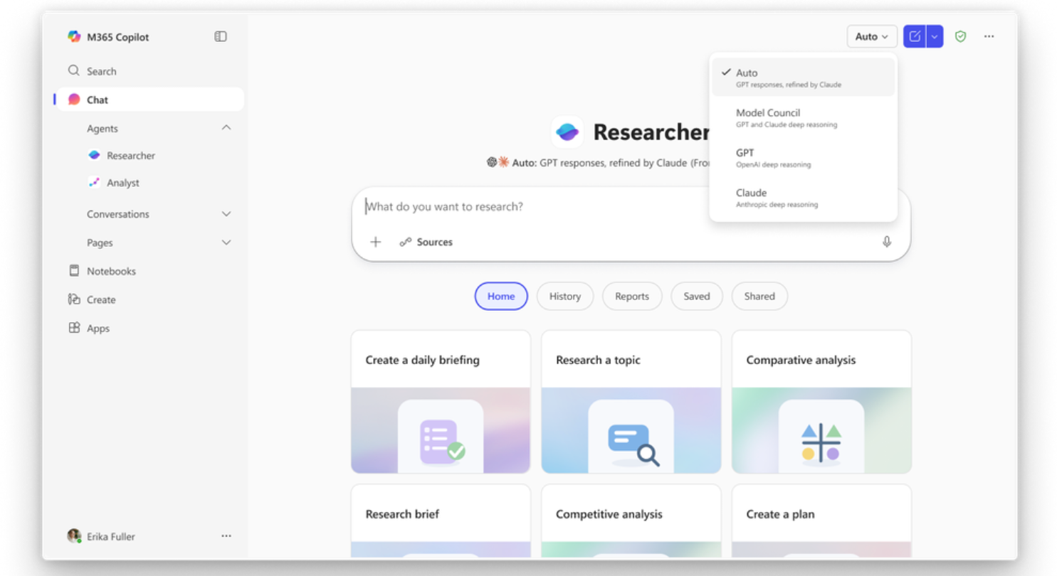 Microsoft adds multi-model AI research system to M365 Copilot