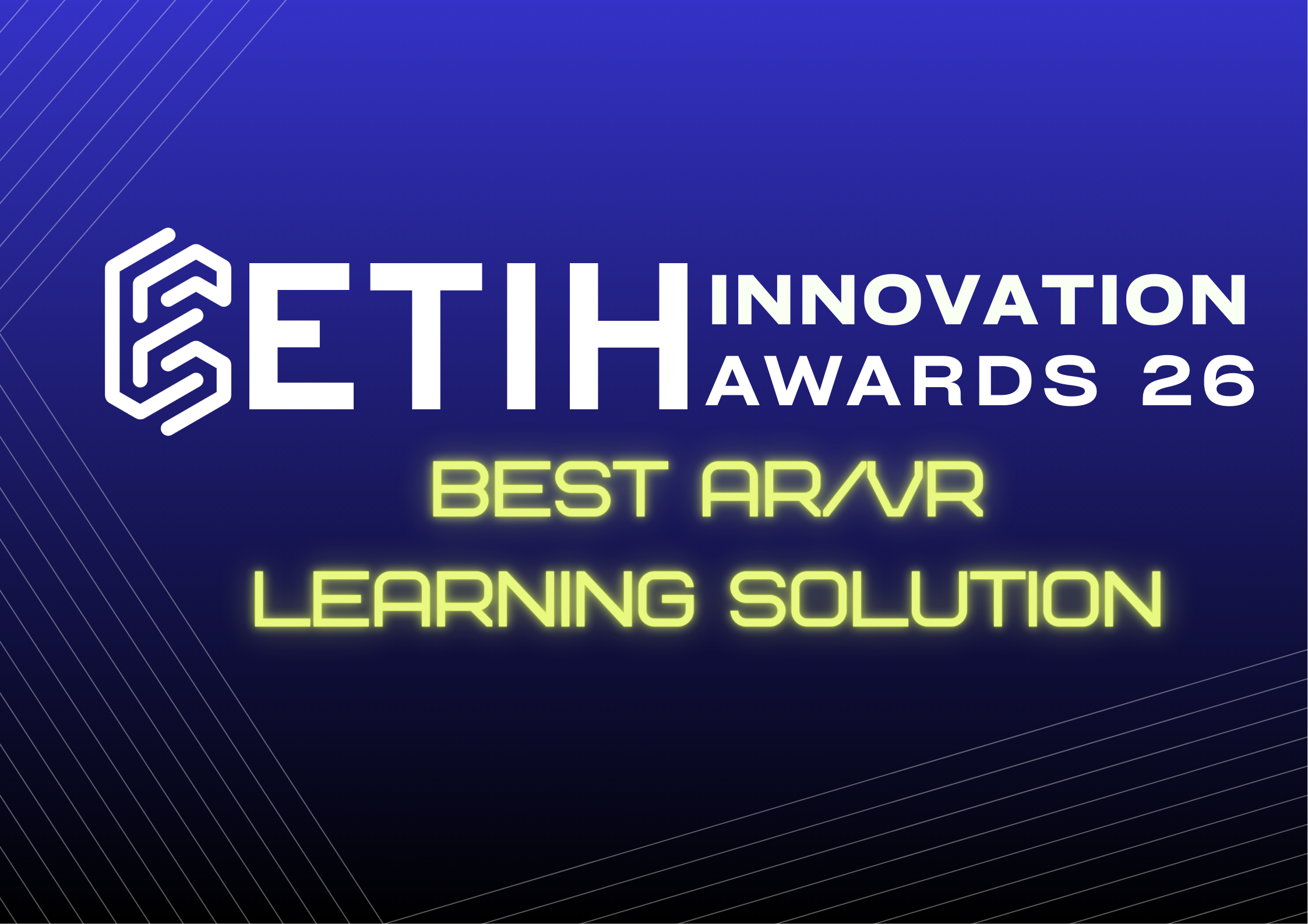 ETIH Innovation Awards 2026: spotlight on Best AR/VR Learning Solution