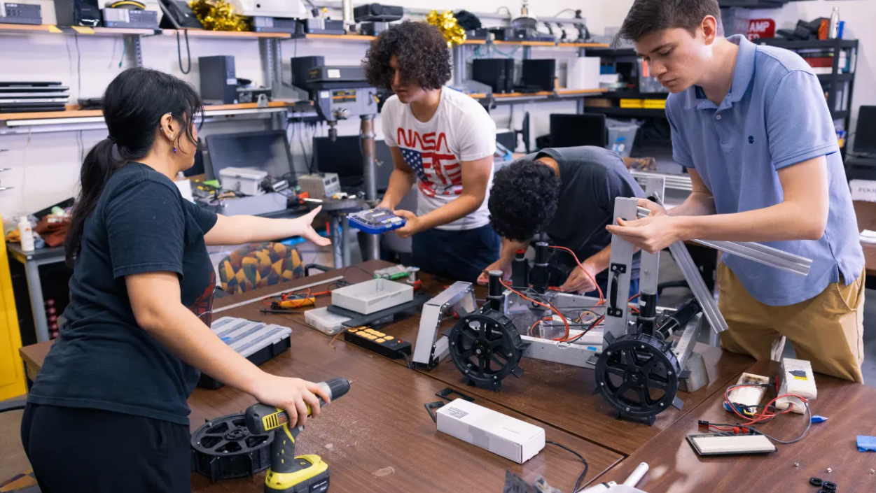 NASA and Code.org bring AI space examples to students as Lunabotics teams prepare for Kennedy