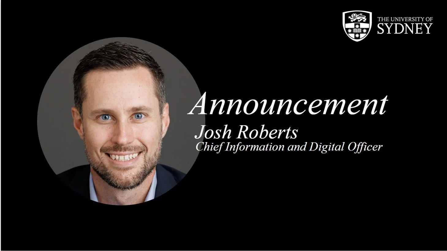 University of Sydney appoints Josh Roberts as Chief Information and Digital Officer