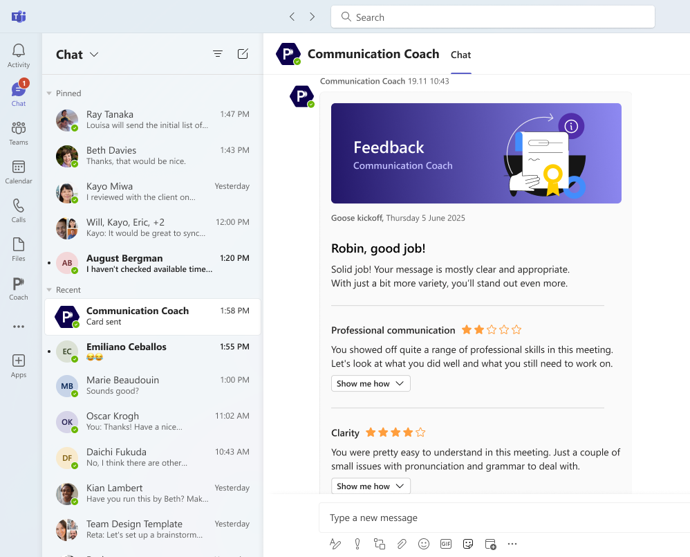 &nbsp;Pearson launches AI-powered communication coach that integrates with Microsoft 365