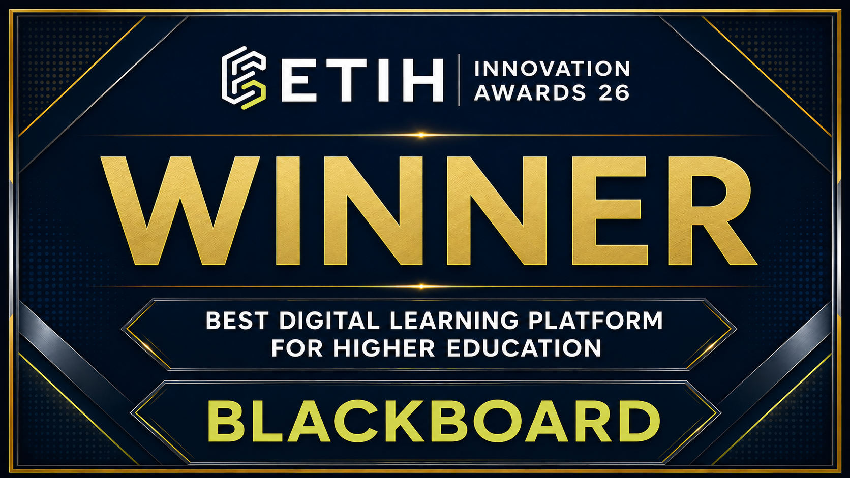 ETIH Innovation Awards Winners: Blackboard wins Best Digital Learning Platform for Higher Education