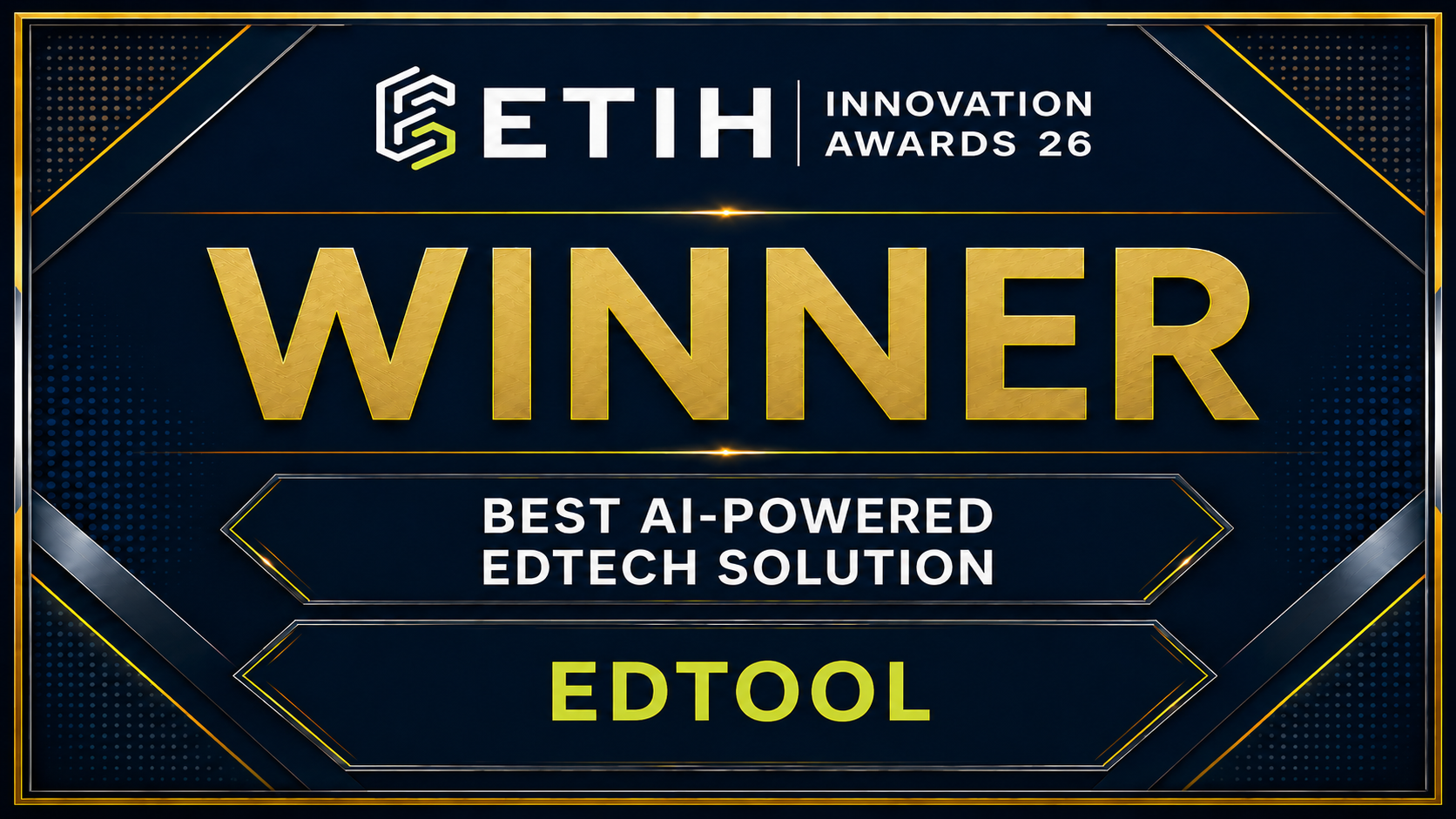 ETIH Innovation Awards Winners: EdTool wins Best AI powered EdTech solution (RoW)