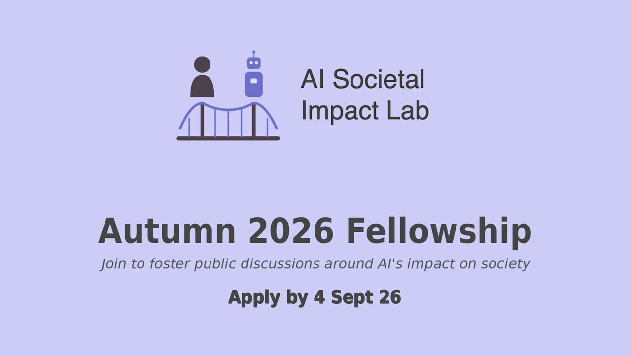 AI Societal Impact Lab seeks emerging researchers for first responsible AI fellowship