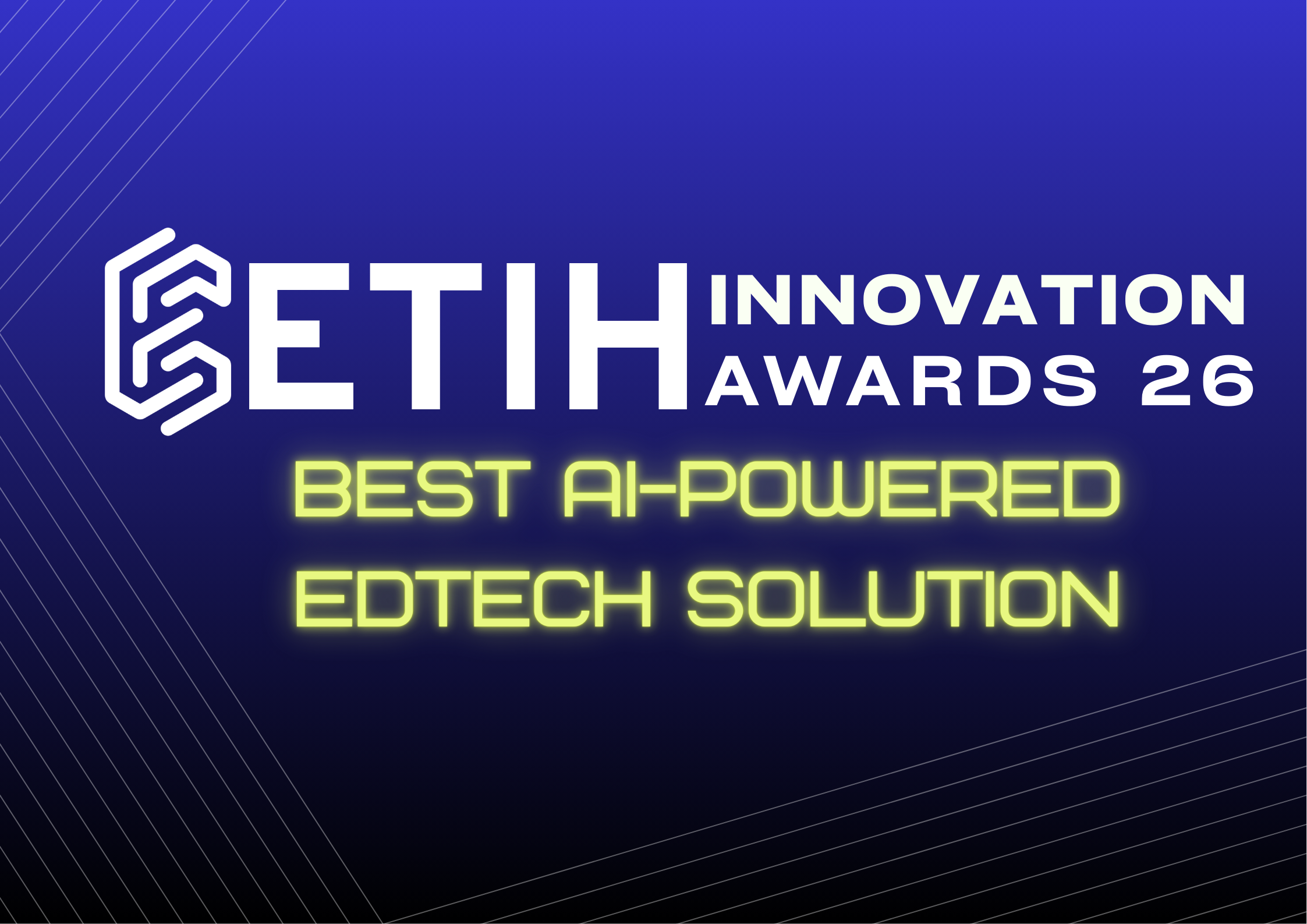 ETIH Innovation Awards 2026: spotlight on Best AI-Powered EdTech Solution