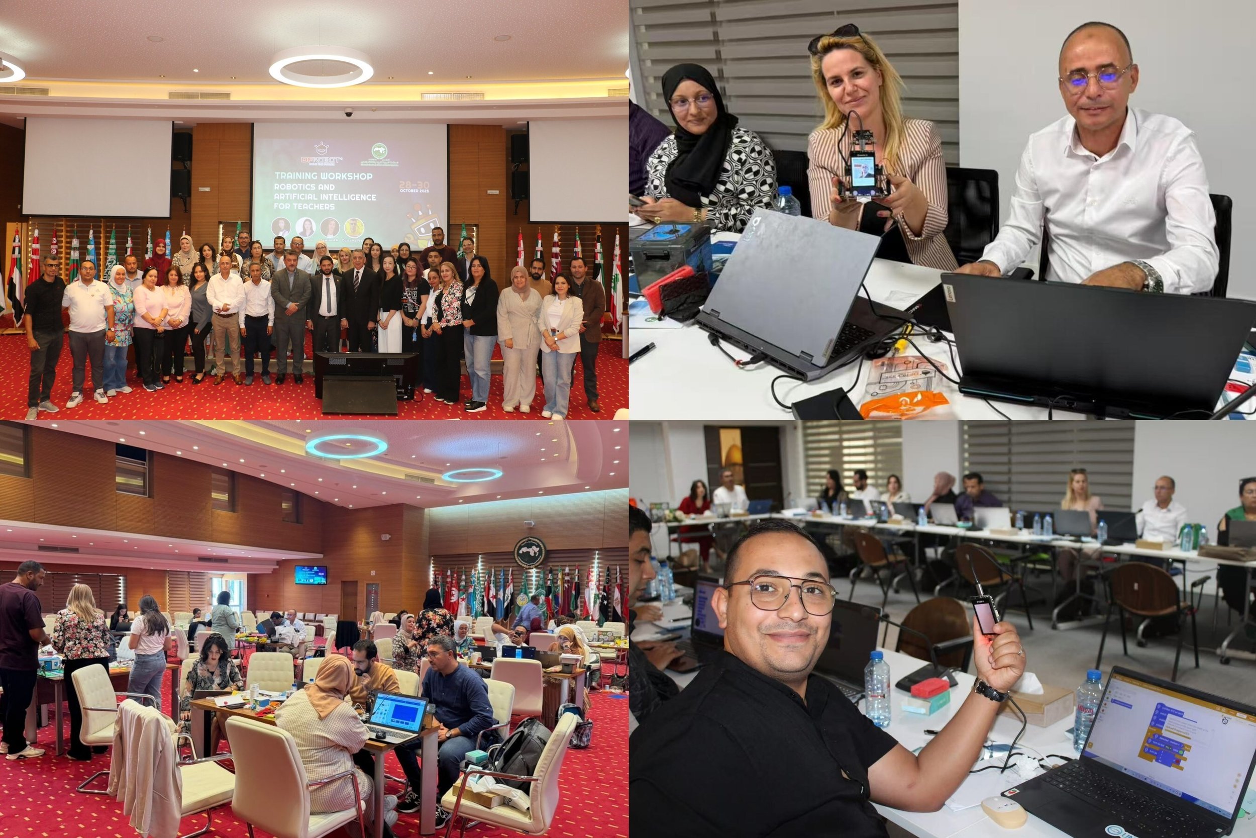 DFRobot provides three-day training workshop on robotics and AI for Tunisian teachers