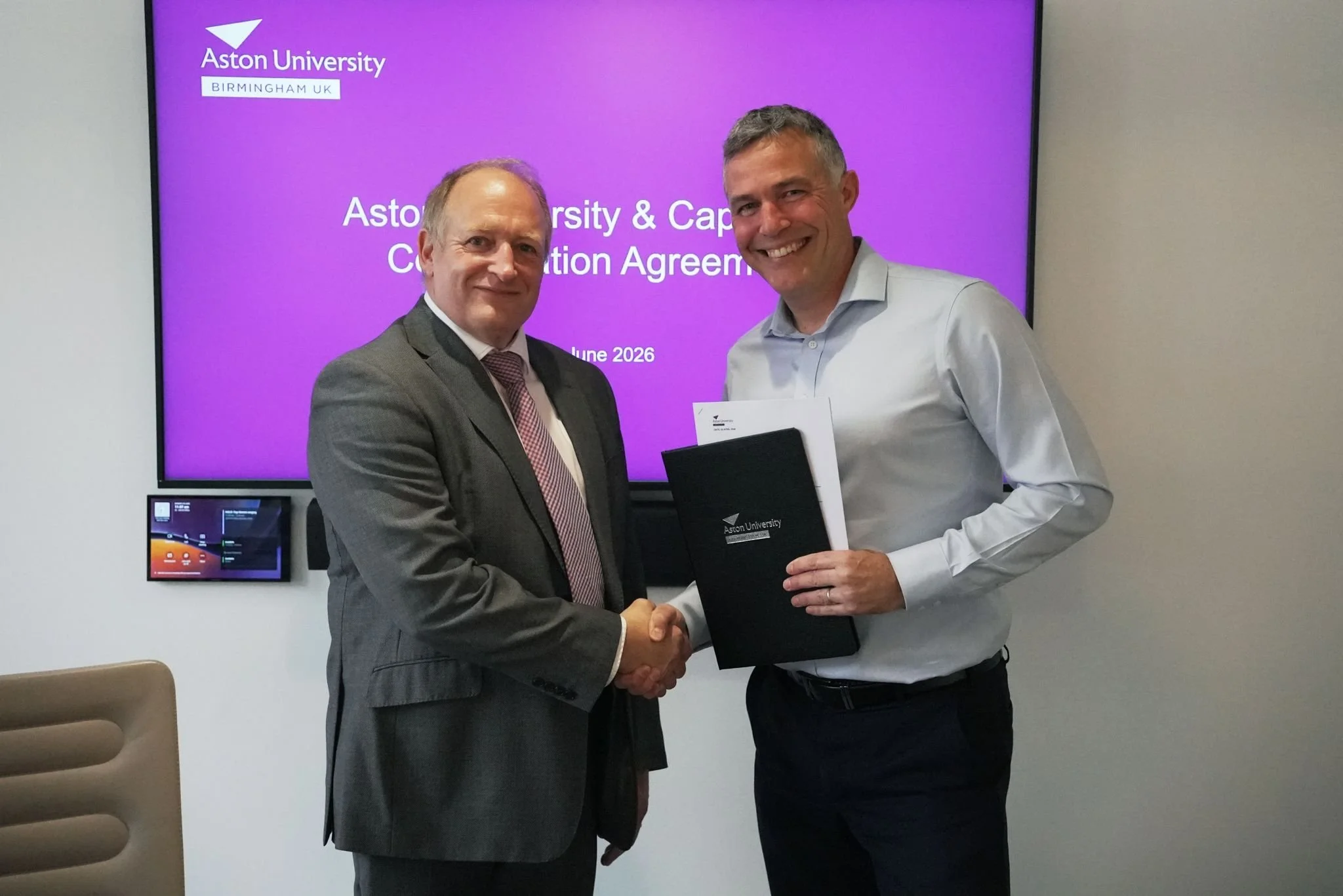 Aston Business School and Capgemini sign agreement for new AI business transformation MSc