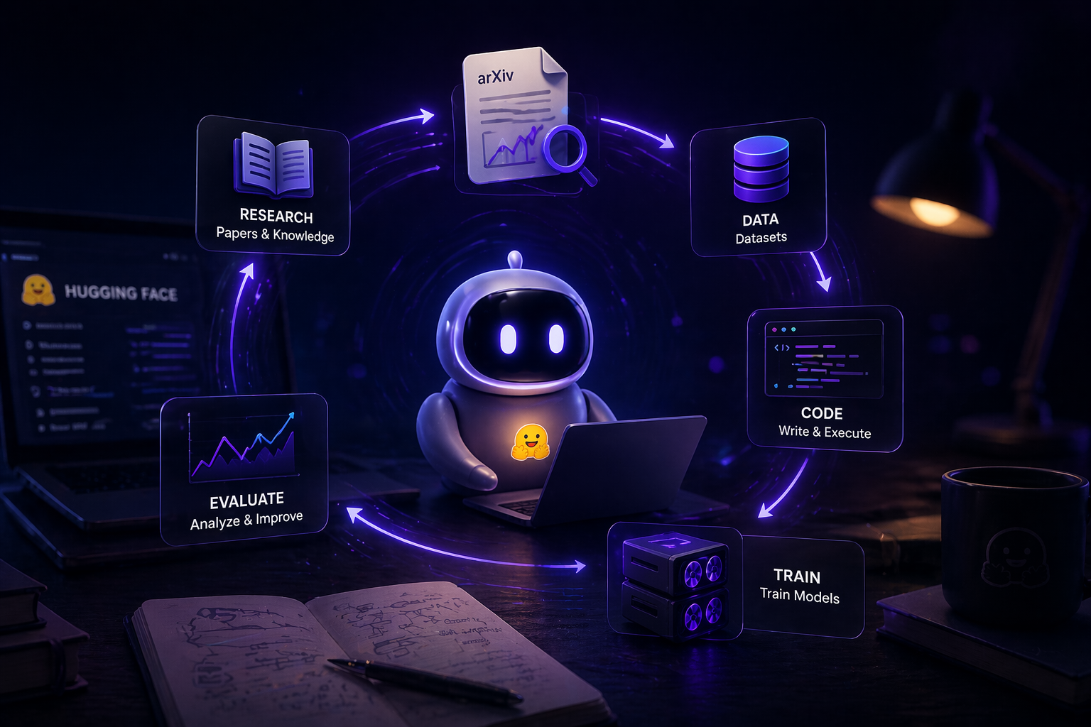 Hugging Face releases ML Intern, the AI agent teaching itself to beat Claude Code on scientific reasoning