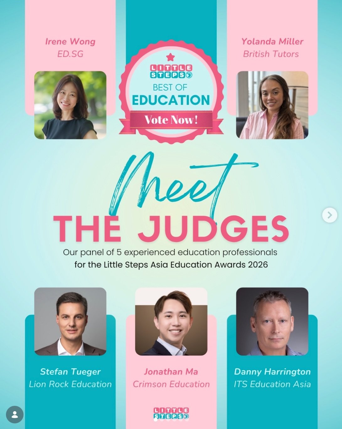 British Tutors director, Yolanda Miller, is proud to be on the judging panel for the @littlesteps_education Education Awards 2026.

She joins representatives from @itseducationasia, @lionrockeducationhk, @crimsonhongkong and @ed_sg_consultants in cro