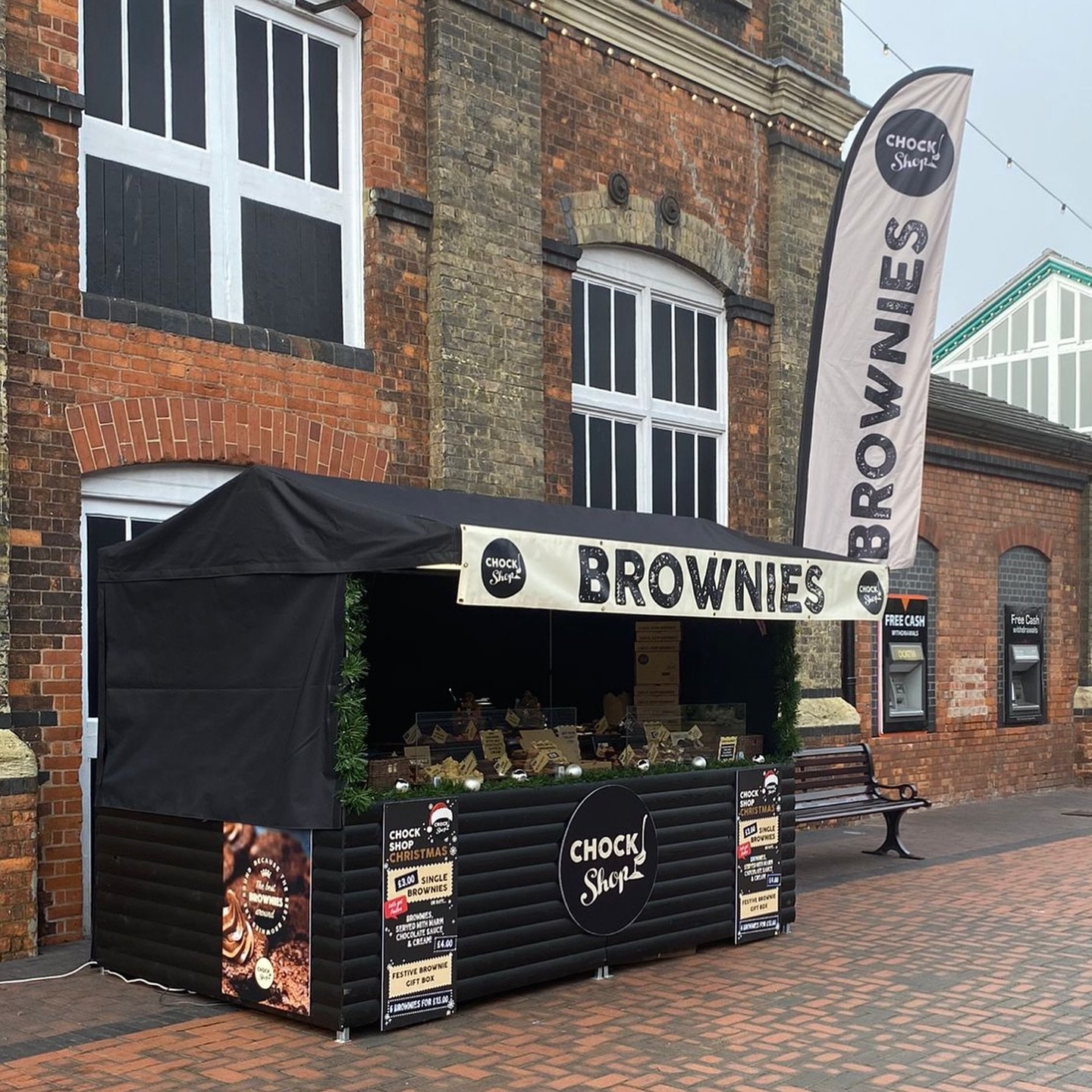 We&rsquo;re in Swindon until Christmas!

Christmas markets are starting to arrive and we&rsquo;ve kicked off the Christmas season today with a pop-up in Swindon. What do you think?

Pop down, say hello to the team and pick up a brownie 😋 

#swindon 