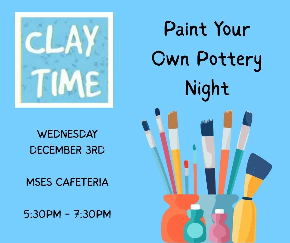 Paint Your Own Pottery Night with Claytime!