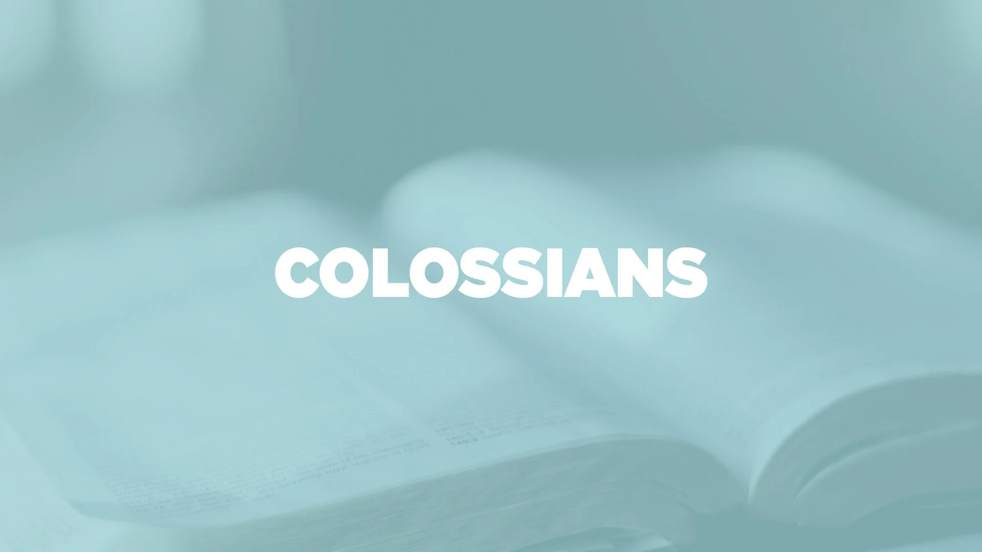 Read Colossians 1
