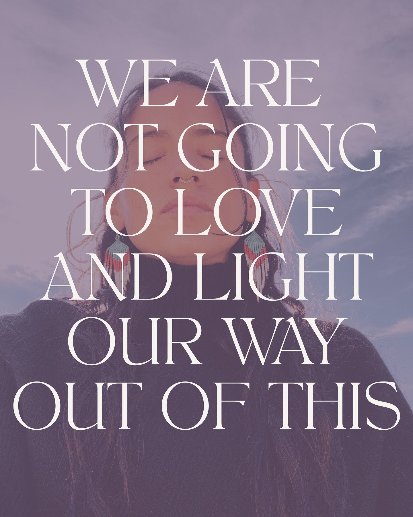 There is a dangerous bypass in the spiritual and wellness world that tells us to &ldquo;think positively&rdquo; and &ldquo;raise our frequency&rdquo; while ignoring the pain and injustice happening around us.

You cannot think your feelings. You must
