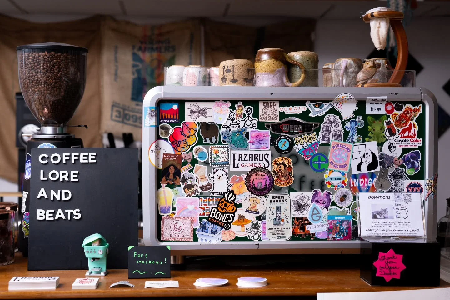 get my good side 💚

thank you to Austin @durand_digital for capturing these beautiful stills of our little shop 📸

it's an honor to call this place home &amp; share moments with you all here 💚☕️

stay tuned for more free events, new specialty coff