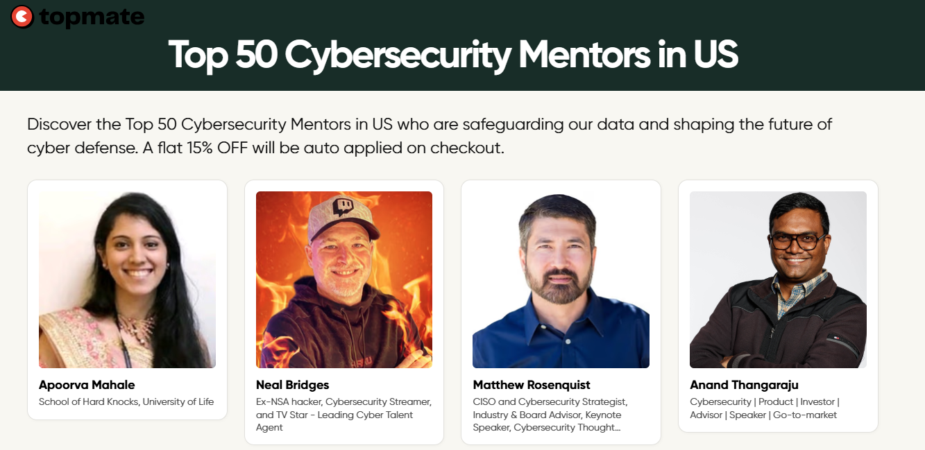 Topmate Top 50 Cybersecurity Mentors in the US.png