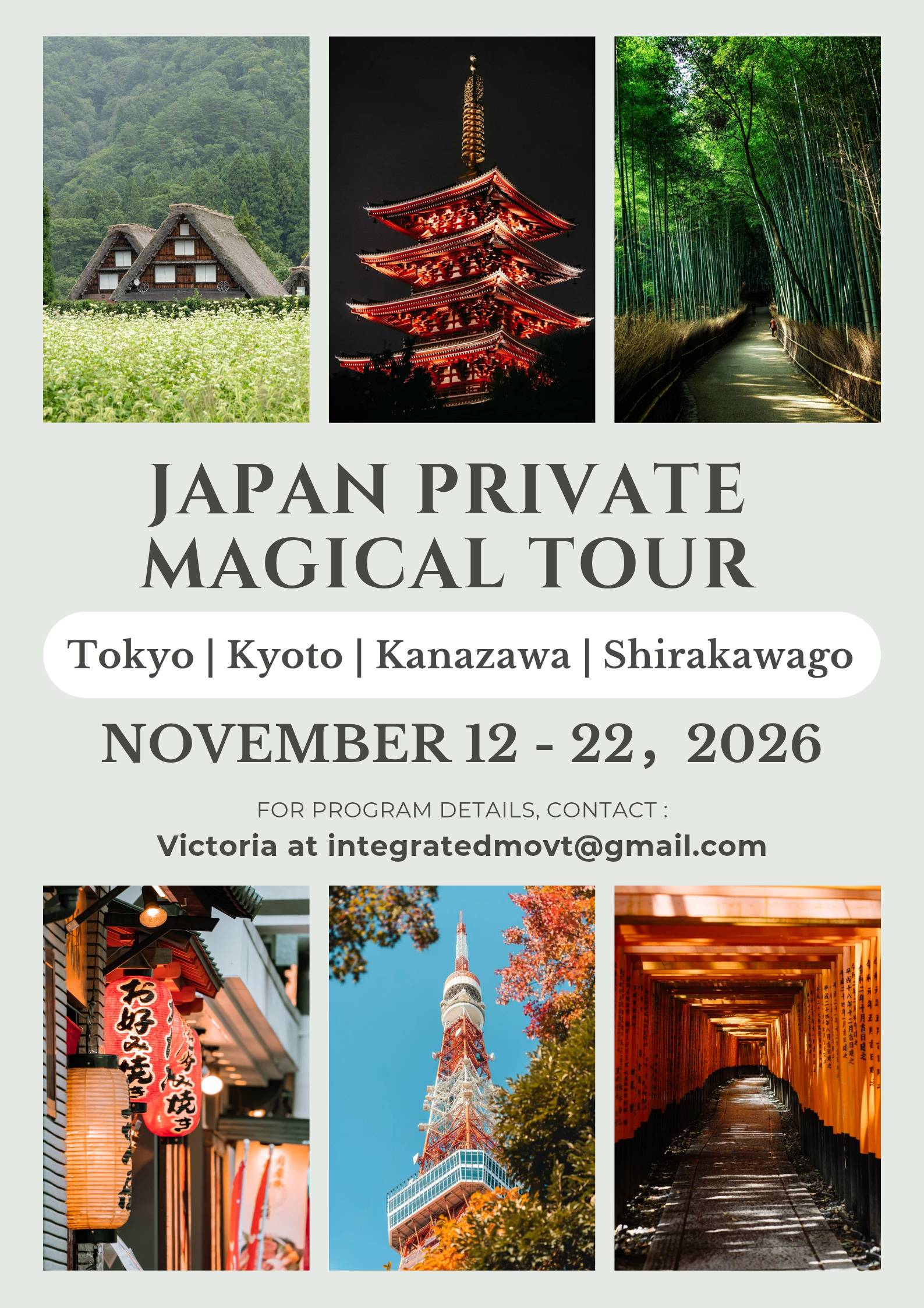 Integrated Movement 2026 – Japan (A Journey of Ancestral Wisdom, Cultural Reverence &amp; Inner Harmony)