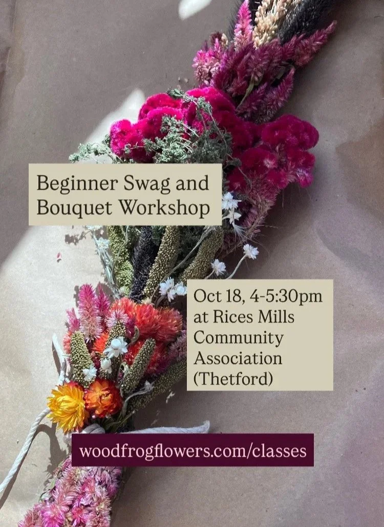 Beginner Dried Flower Bouquet and Swag Workshop