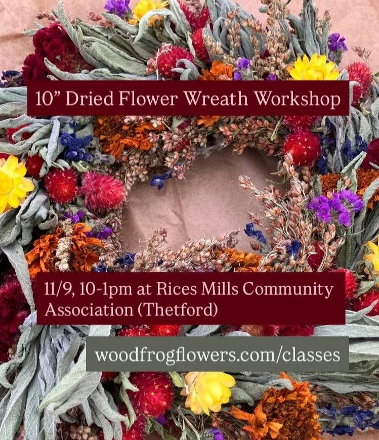 10" Dried Flower Wreath Workshop