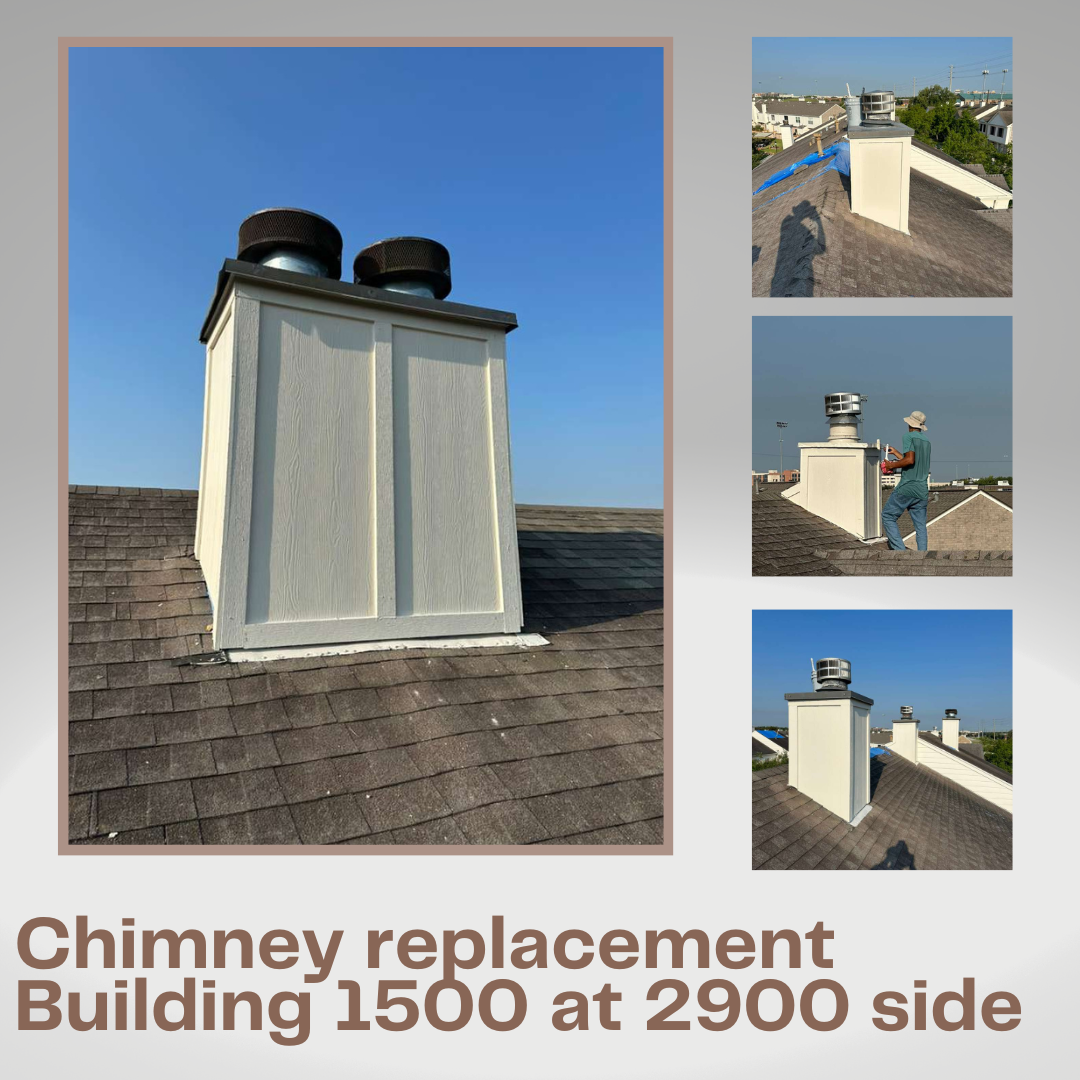 Chimney replacement Building 1500 side 2900
