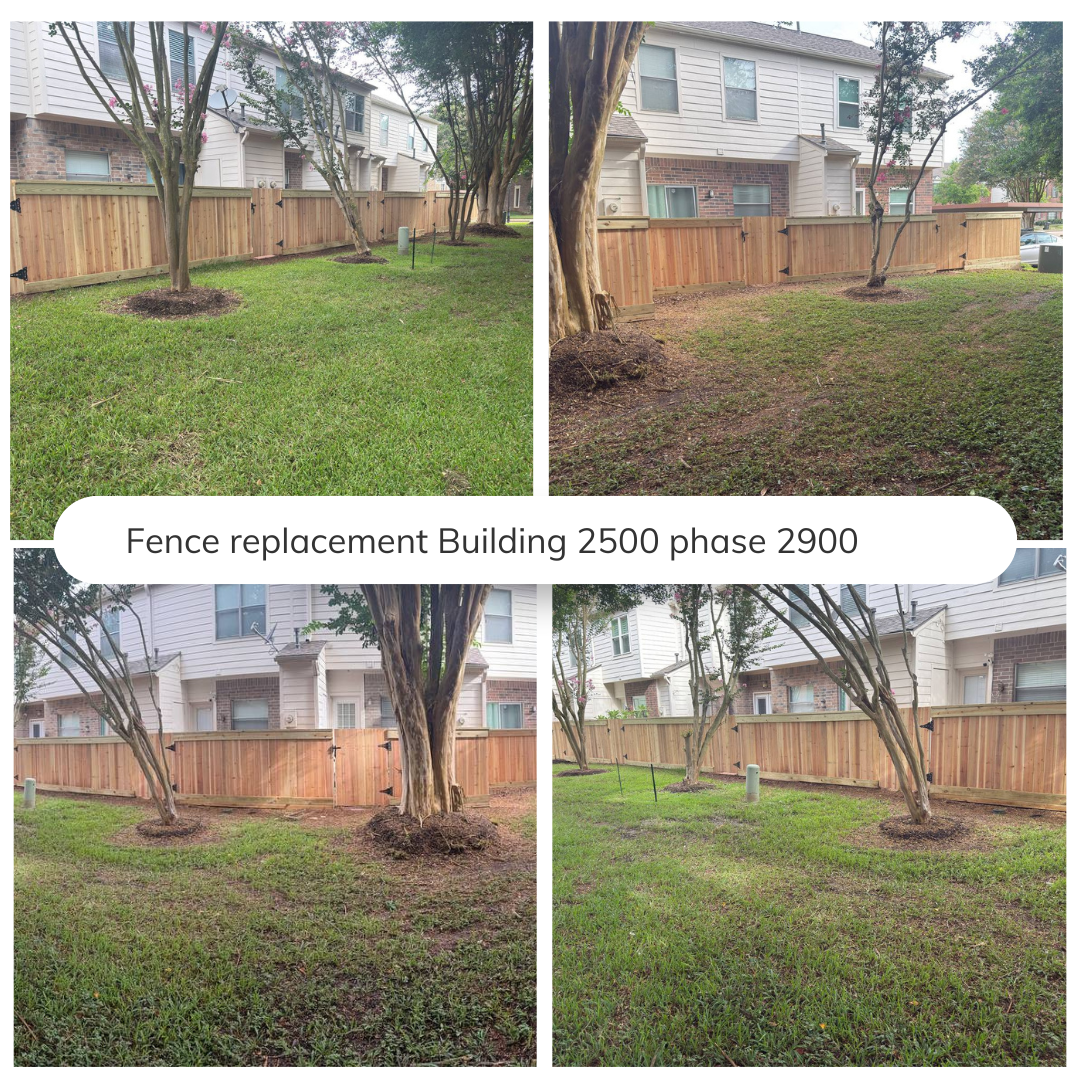 Fence replacement Building 2500 phase 2900