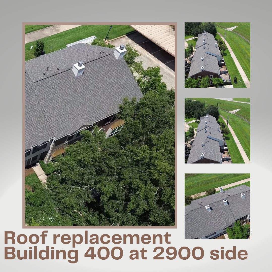 Roof replacement Building 400 at 2910 Grants Lake Boulevard