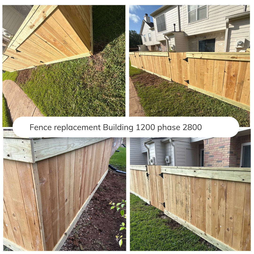 Fence replacement Building 1200 phase 2800