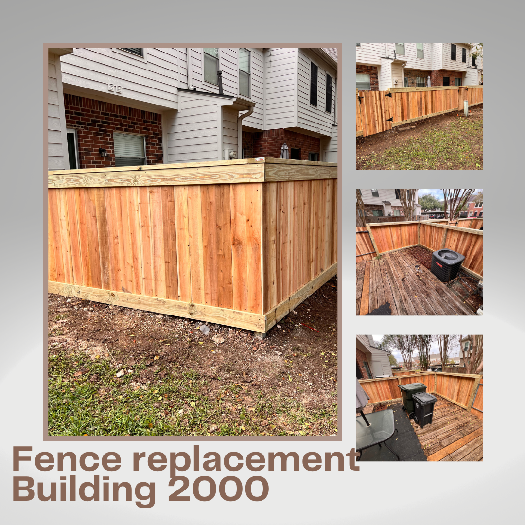 Fence Replacement at Building 2000, 2930 Grants Lake Boulevard