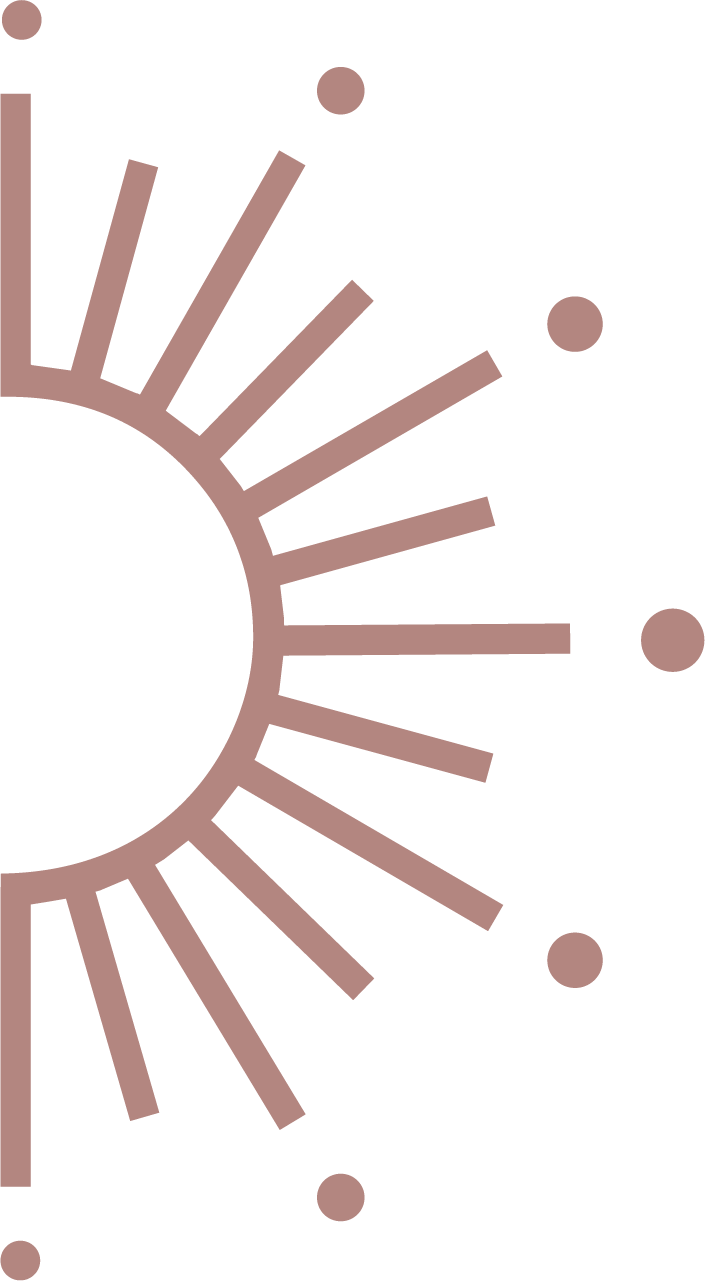 Illustration of sideways sunrise.